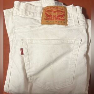 🔥511 Levi's Men's Slim Jeans in Crisp White
